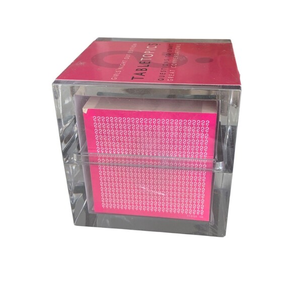 Girls Night Out TABLETOPICS Questions -Start Great Conversations NWT Sealed Pink - Picture 4 of 5